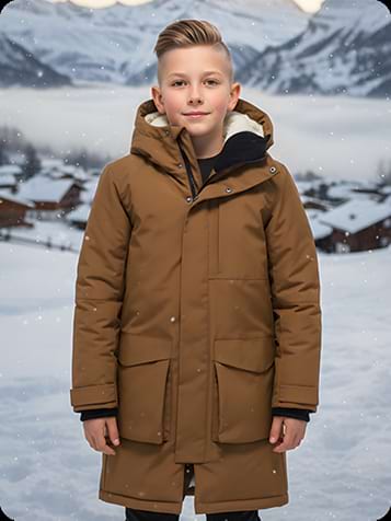 Детские и подростковые куртки-парки