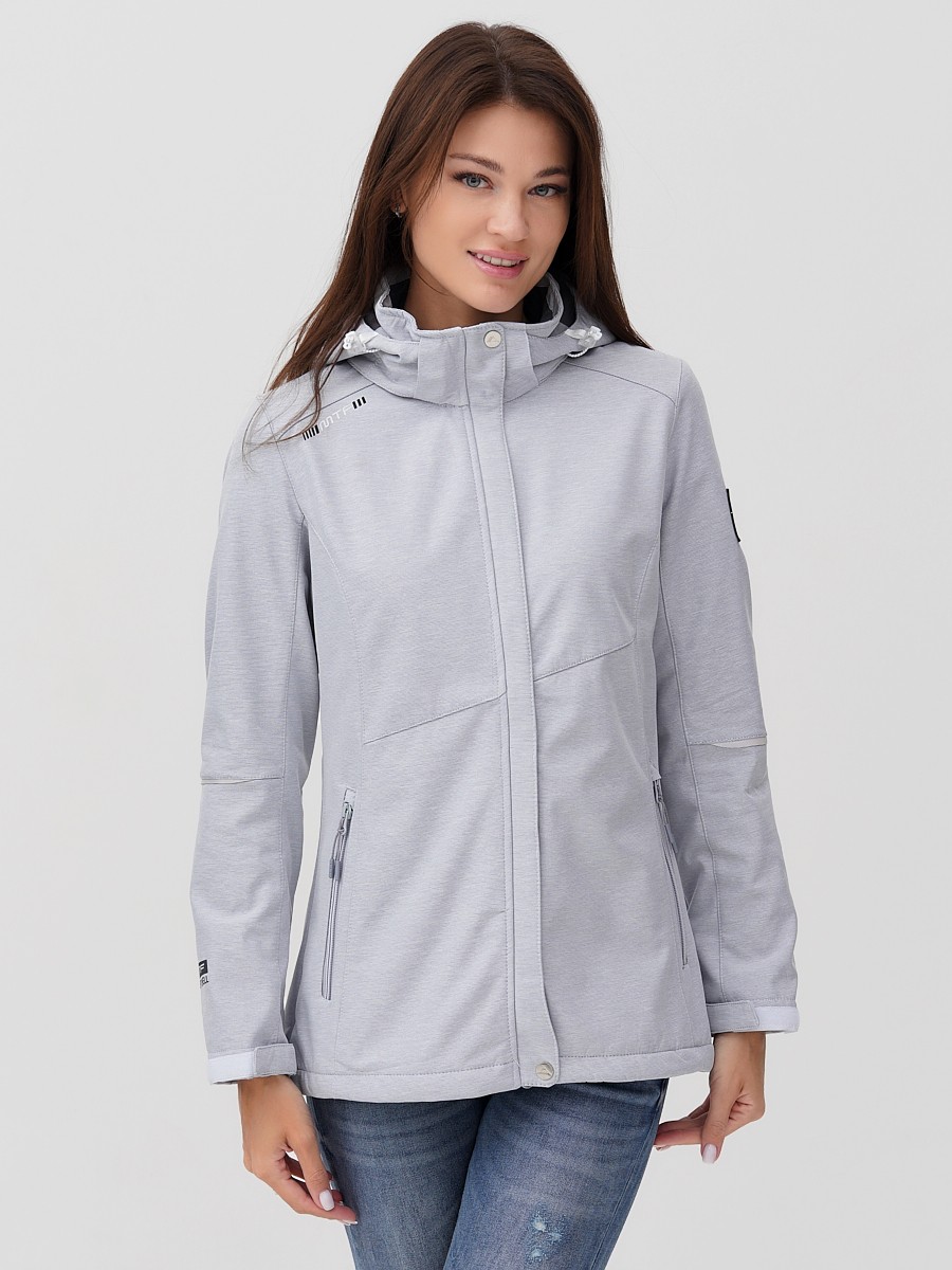 Ветровка MTFORCE женскаясветло-серого цвета 2035SS