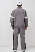 Оптом Олимпийка мужская спортивная УЦЕНКА серого цвета 0854Sr, фото 5