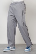Оптом Брюки мужские спортивные УЦЕНКА серого цвета 0856Sr, фото 2