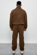 Оптом Брюки мужские спортивные УЦЕНКА коричневого цвета 0863K, фото 5