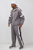 Оптом Брюки мужские спортивные УЦЕНКА серого цвета 0865Sr