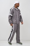 Оптом Брюки мужские спортивные УЦЕНКА серого цвета 0865Sr, фото 2
