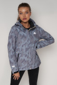 Оптом Ветровка MTFORCE женская softshell серого цвета 22005Sr, фото 17