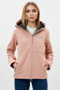 Оптом Ветровка MTFORCE женская softshell розового цвета 22007R, фото 9
