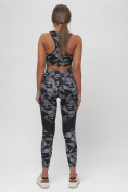 Оптом Костюм для фитнеса женский серого цвета 2923Sr, фото 5